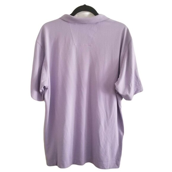 Cutter & Buck Men's CB DryTec Performance Wicking Dry Golf Polo Shirt Purple XL - Picture 3 of 9